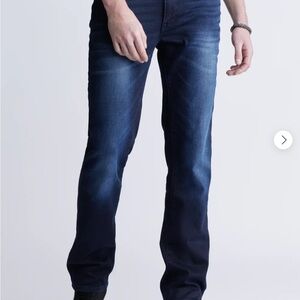 Buffalo David Bitton Men's Blue Straight Six Freedom Series Jeans - 32x32